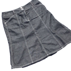 Worth Black Jean Skirt Sz 4